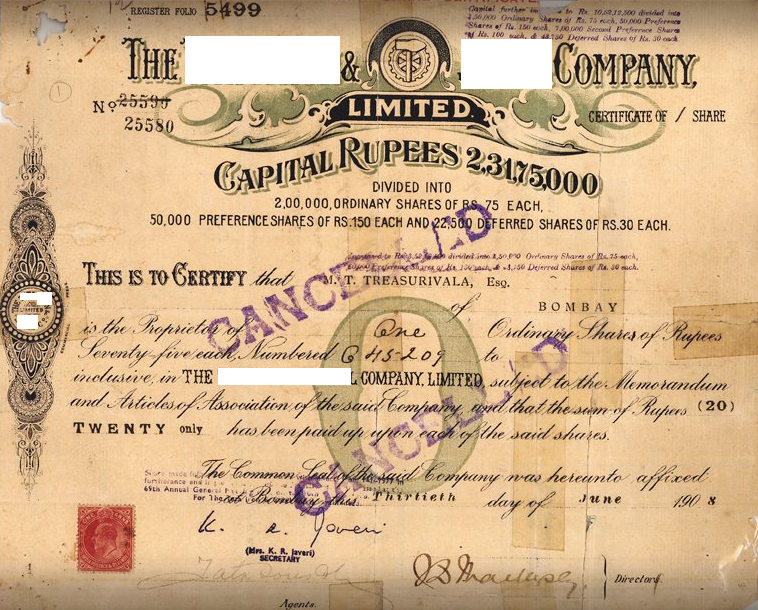 Tata Steel First Share